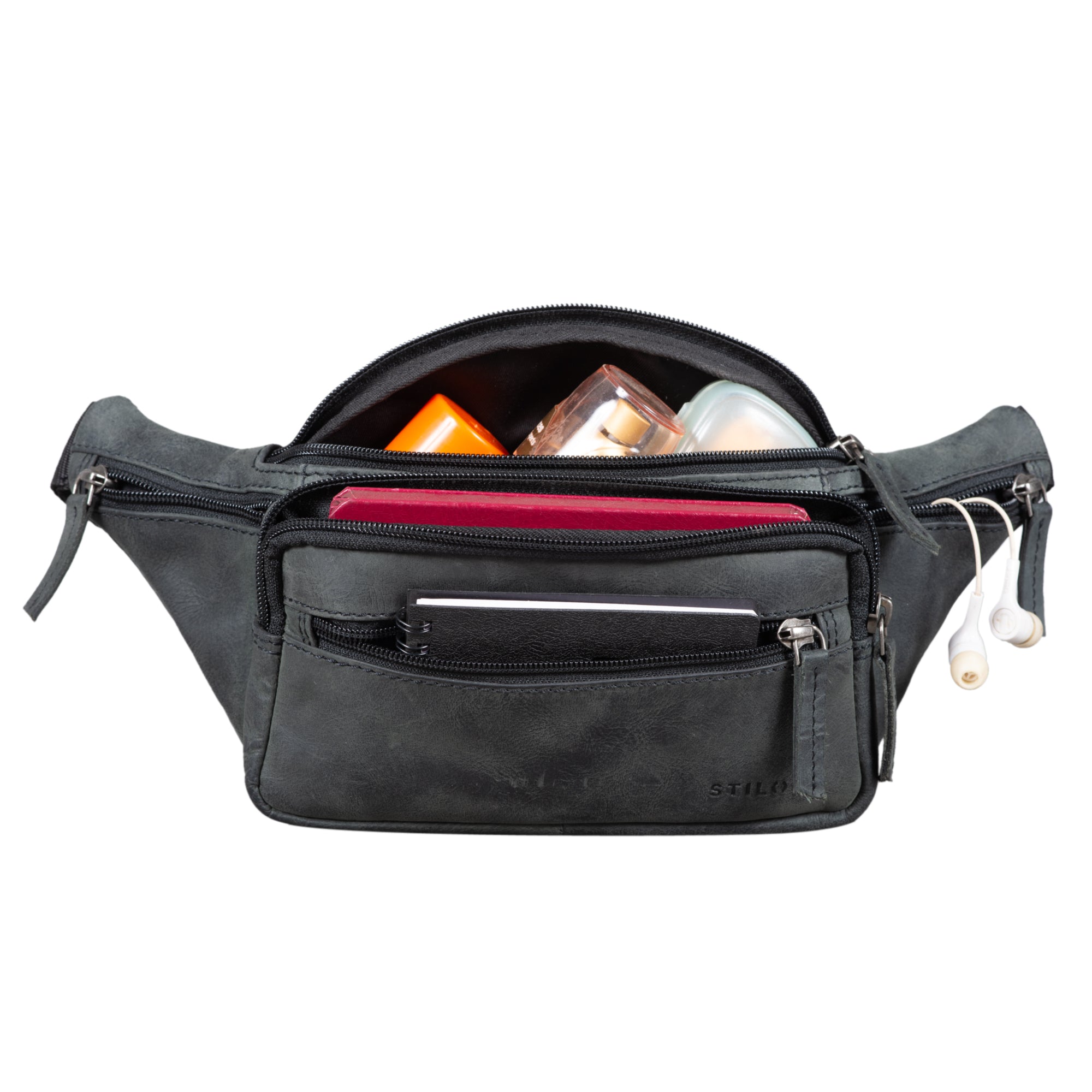 Leder Bauchtasche Crossbody