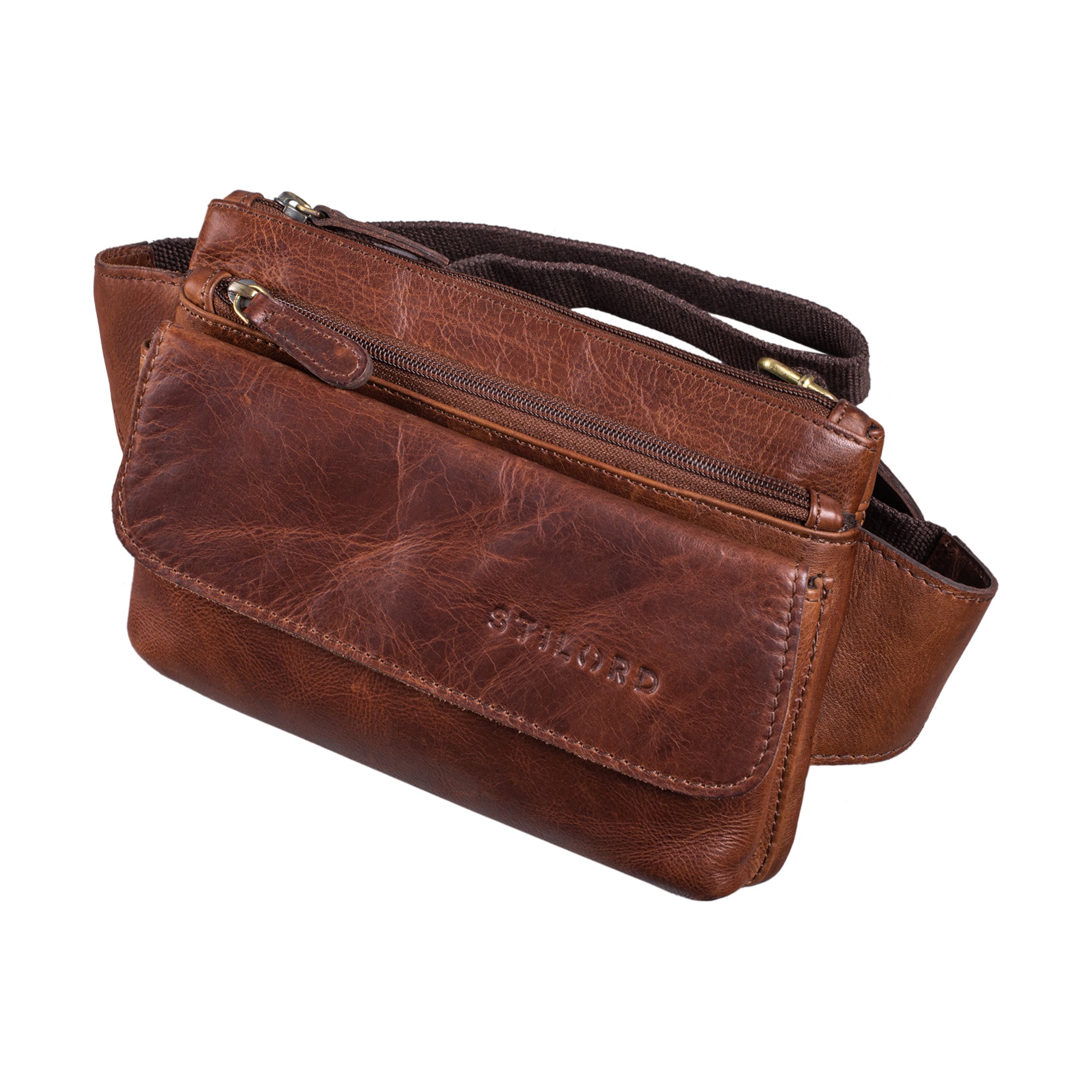 Festivaltasche Herren Echtleder braun