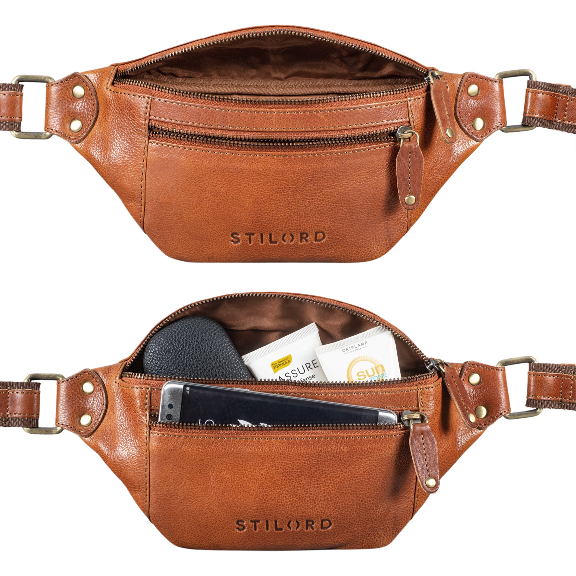 Vintage Leder festivaltasche