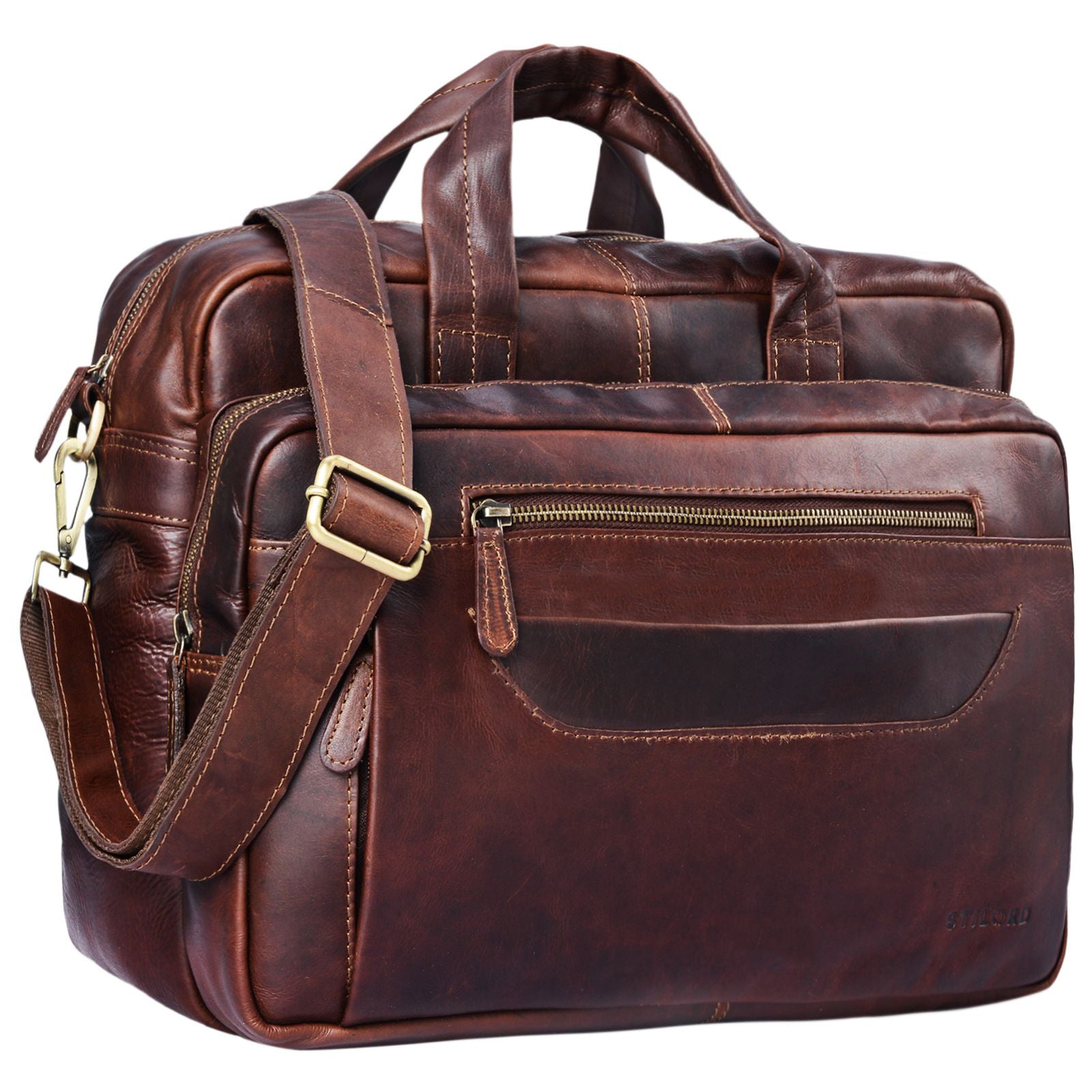 Aktentasche Leder Vintage