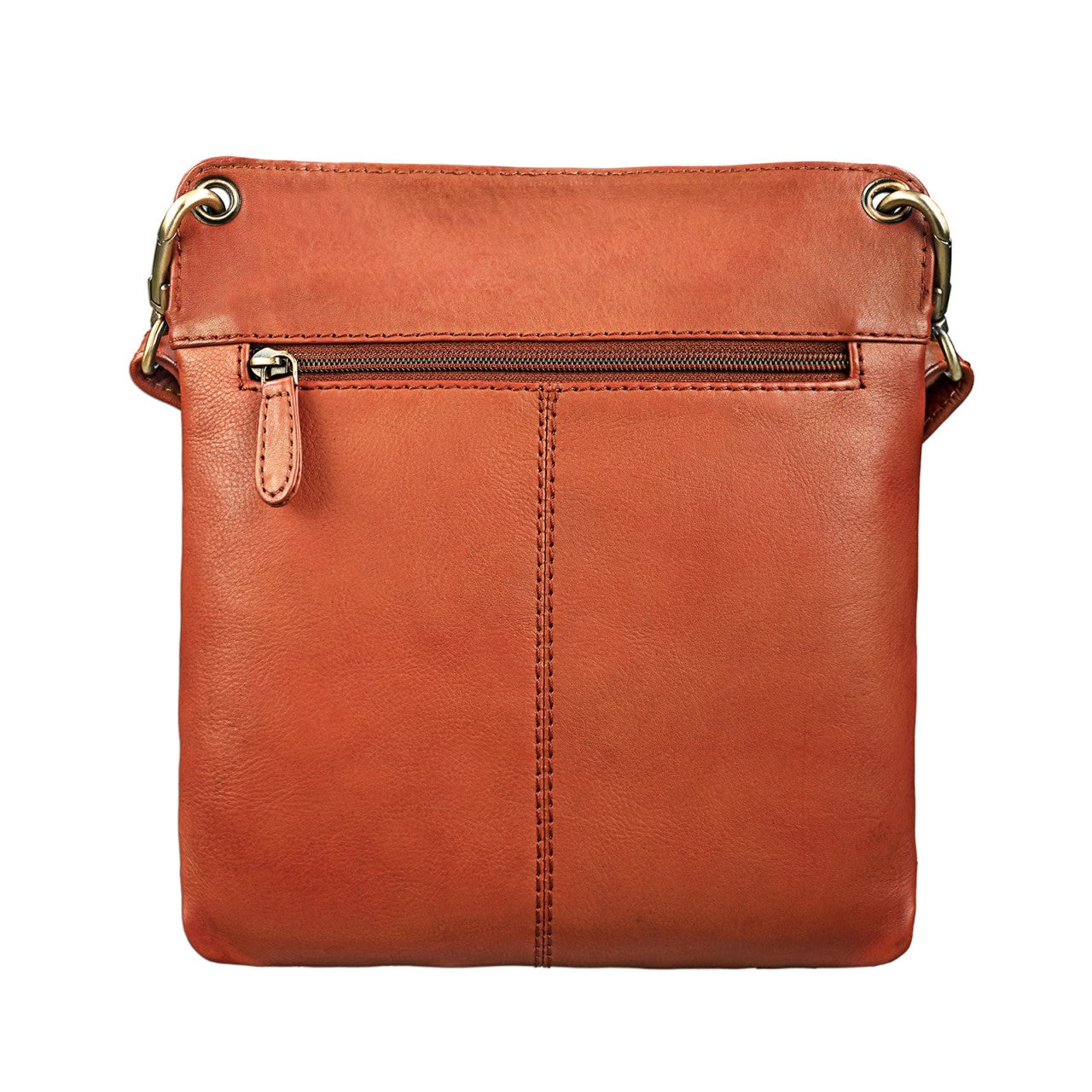 Ausgehtasche Leder klein cognac braun