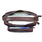 Vintage Tasche für Frauen Echtleder dunkelbraun