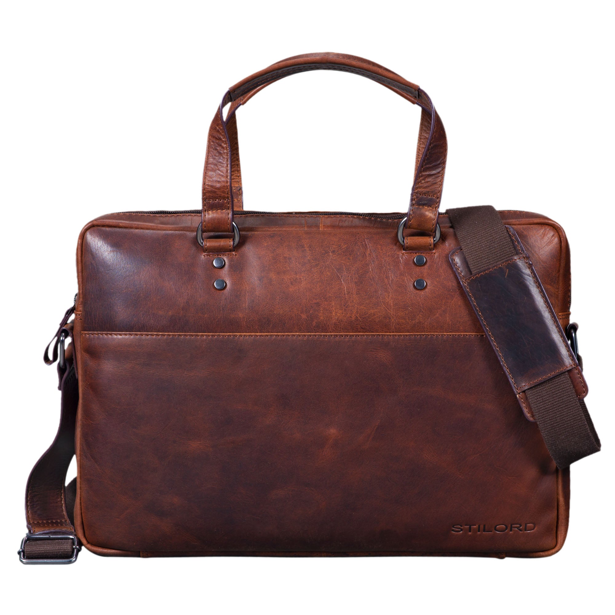 Leder Aktentasche 15.6 Zoll Laptoptasche