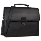 Aktentasche Leder Herren Vintage schwarz