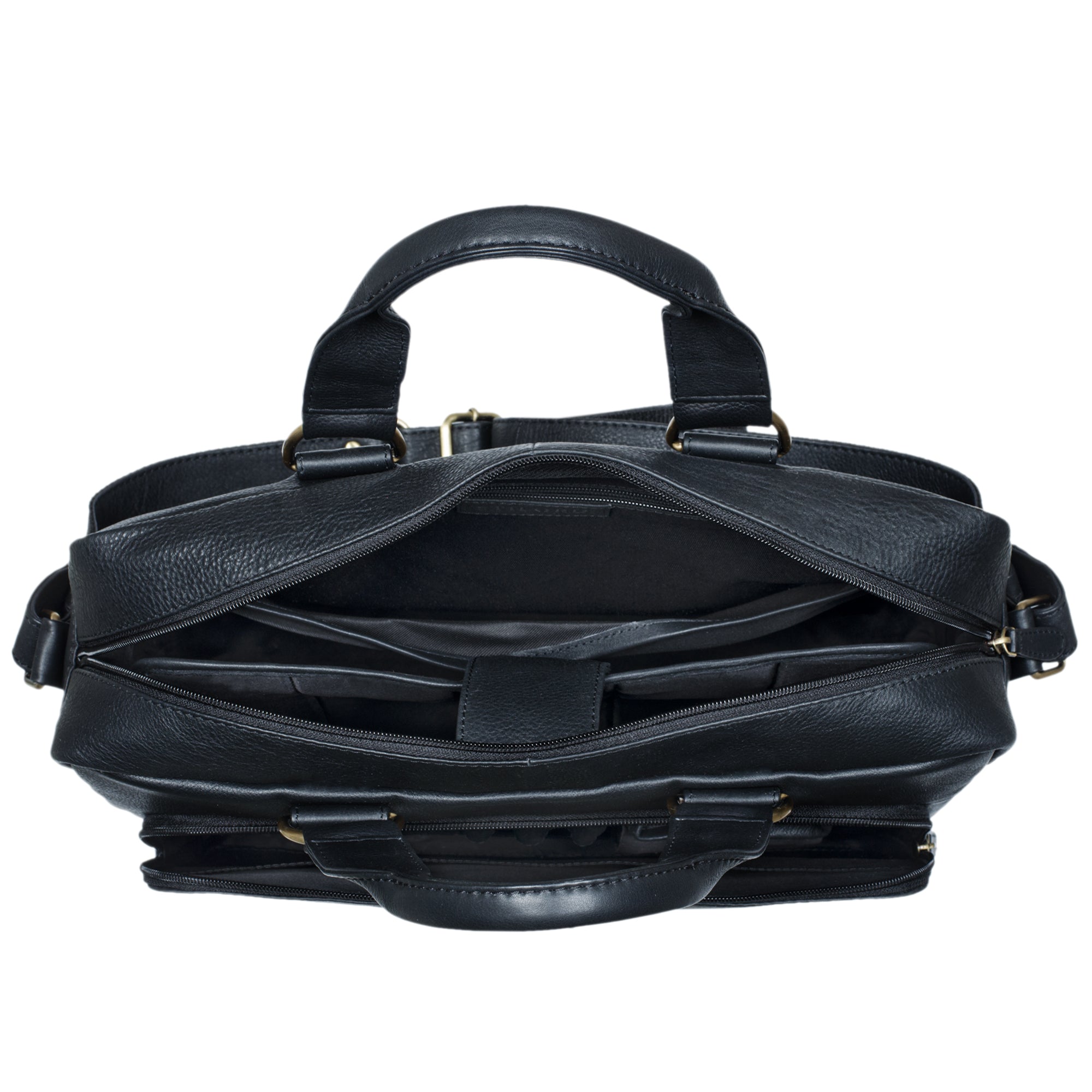 Ledertasche Aktentasche Herren schwarz