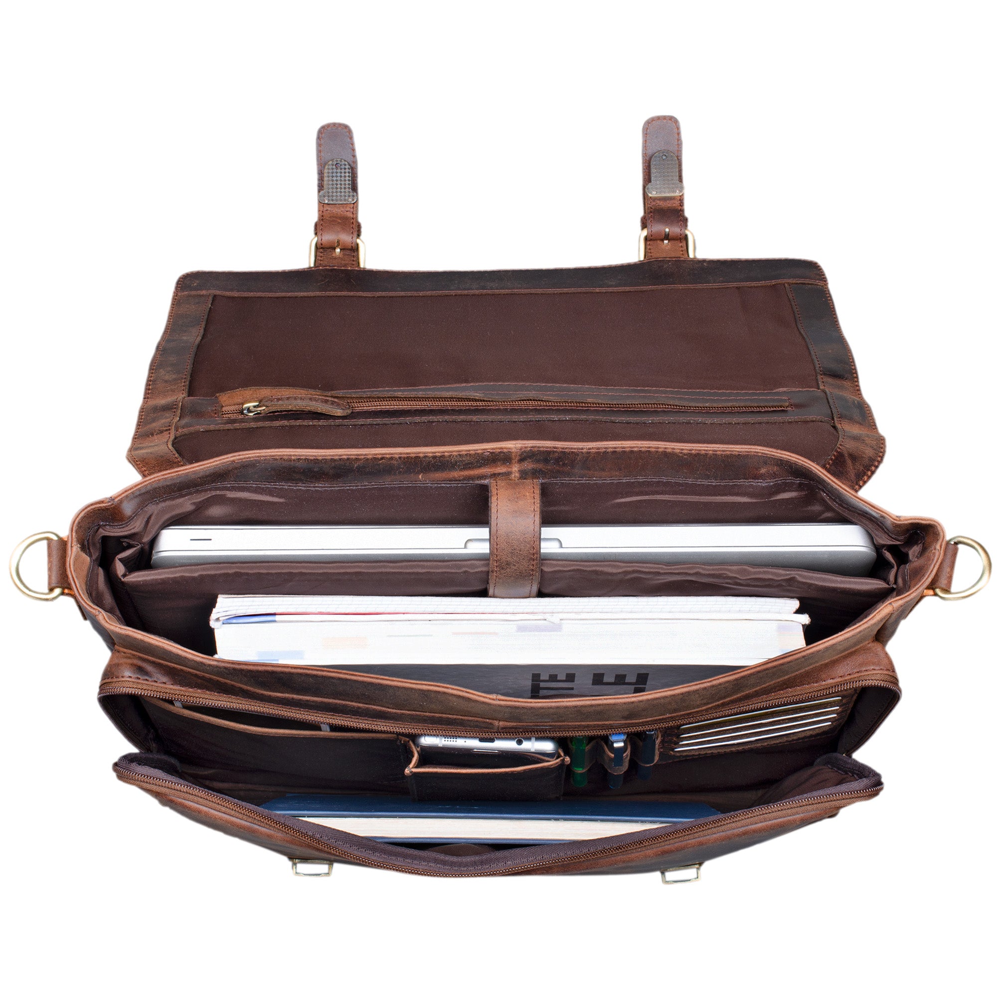 Leder Businesstasche Vintage