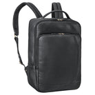 Laptoprucksack Leder groß schwarz für Herren und Damen
