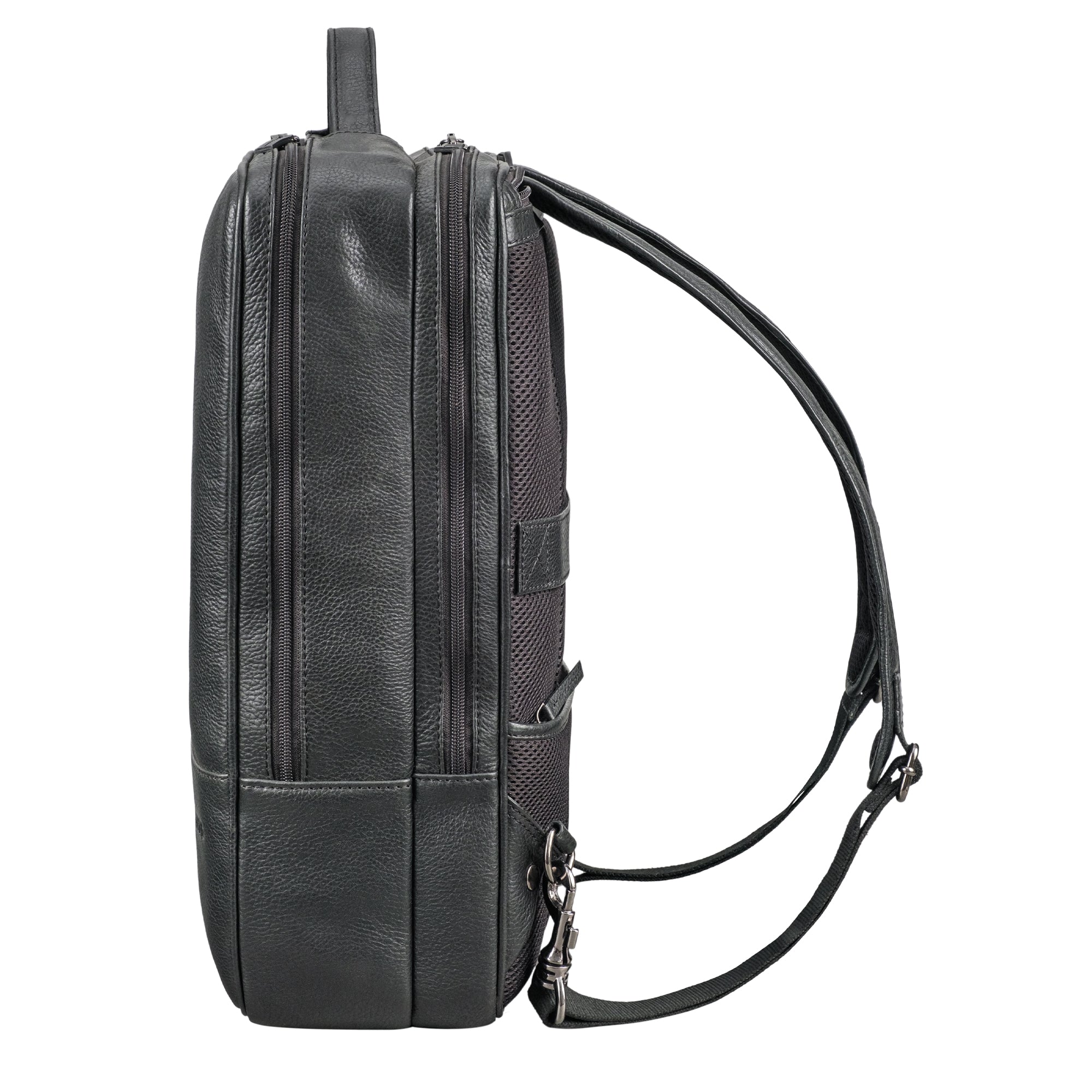 schwarzer Arbeitsrucksack mit Laptopfach