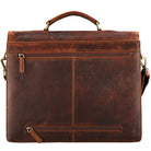 Aktentasche aufsteckbar Leder braun