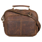 Wildleder Businesstasche Herren braun klein