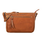 Damen lederhandtasche braun ausgehtasche