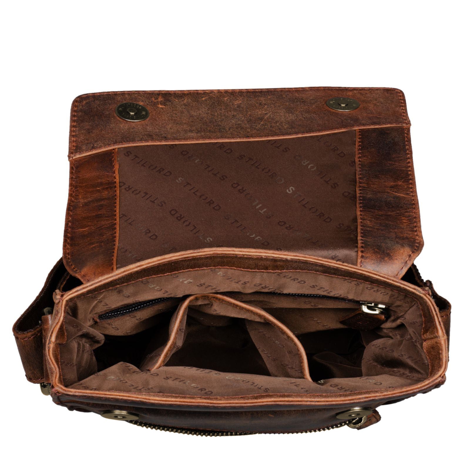 Kleine Leder Messengerbag Vintage
