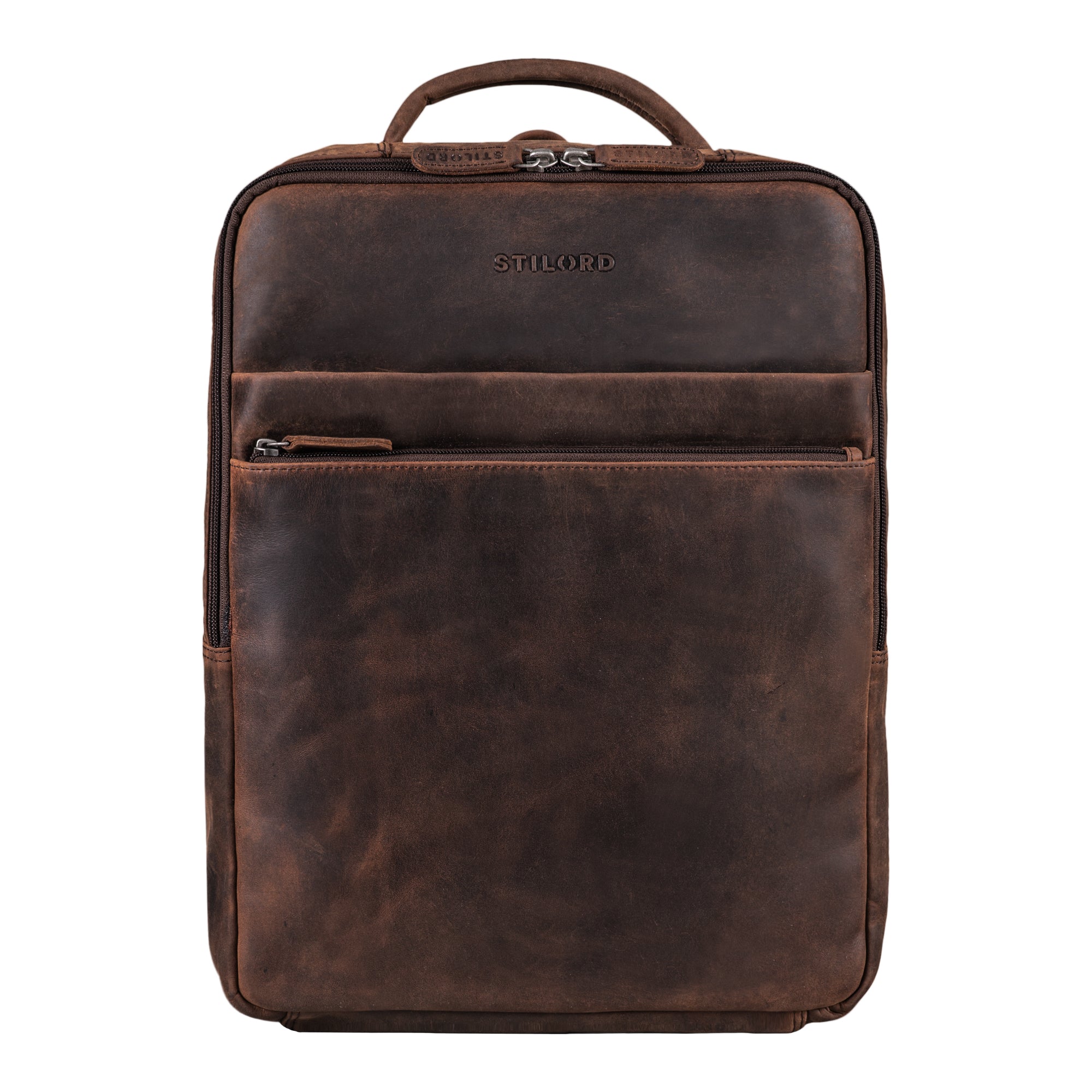 Großer Laptoprucksack Leder