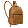 "Lia" Mini Plecak Damski Skórzany Vintage Mały Daypack