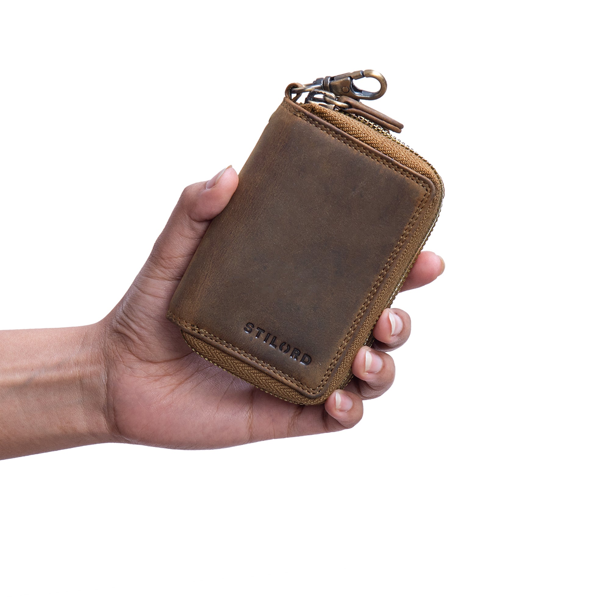 Vintage Leder Etui für Schlüssel