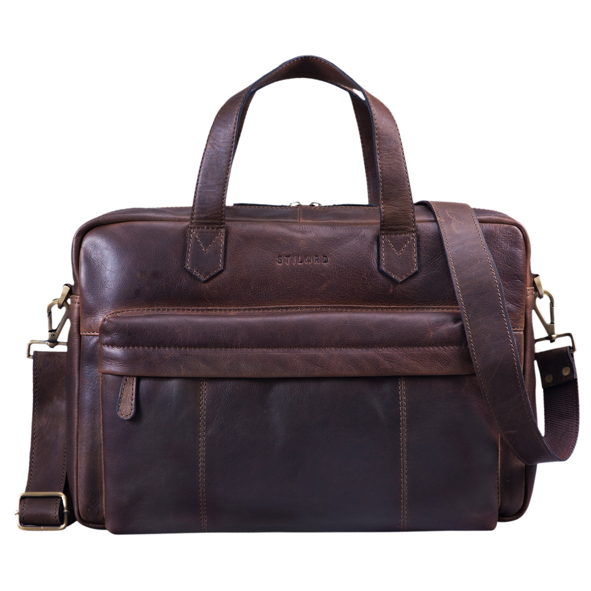Klassische Herren Büro Ledertasche