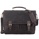 Bürotasche Leder dunkelbraun
