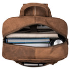Lederrucksack Business braun