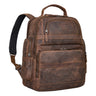 Leder Rucksack Braun Herren Business Backpack