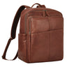 Lederrucksack Herren braun für 15,6 Zoll Laptop