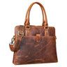 Damen Crossbody Bag Leder braun