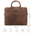Leder Handtasche Damen braun