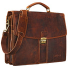 Aktentasche Leder elegant aufsteckbar 
