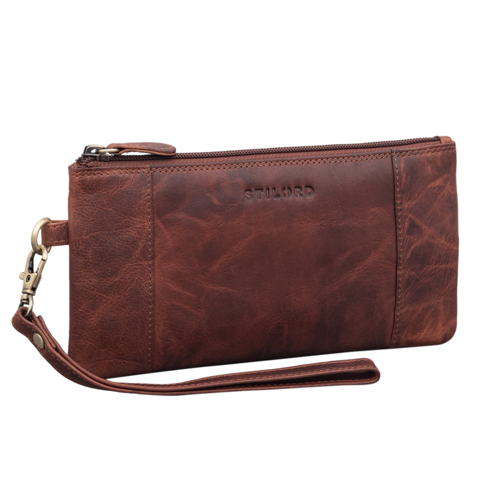 kleine Tasche Echtleder Retro NFC Blocker