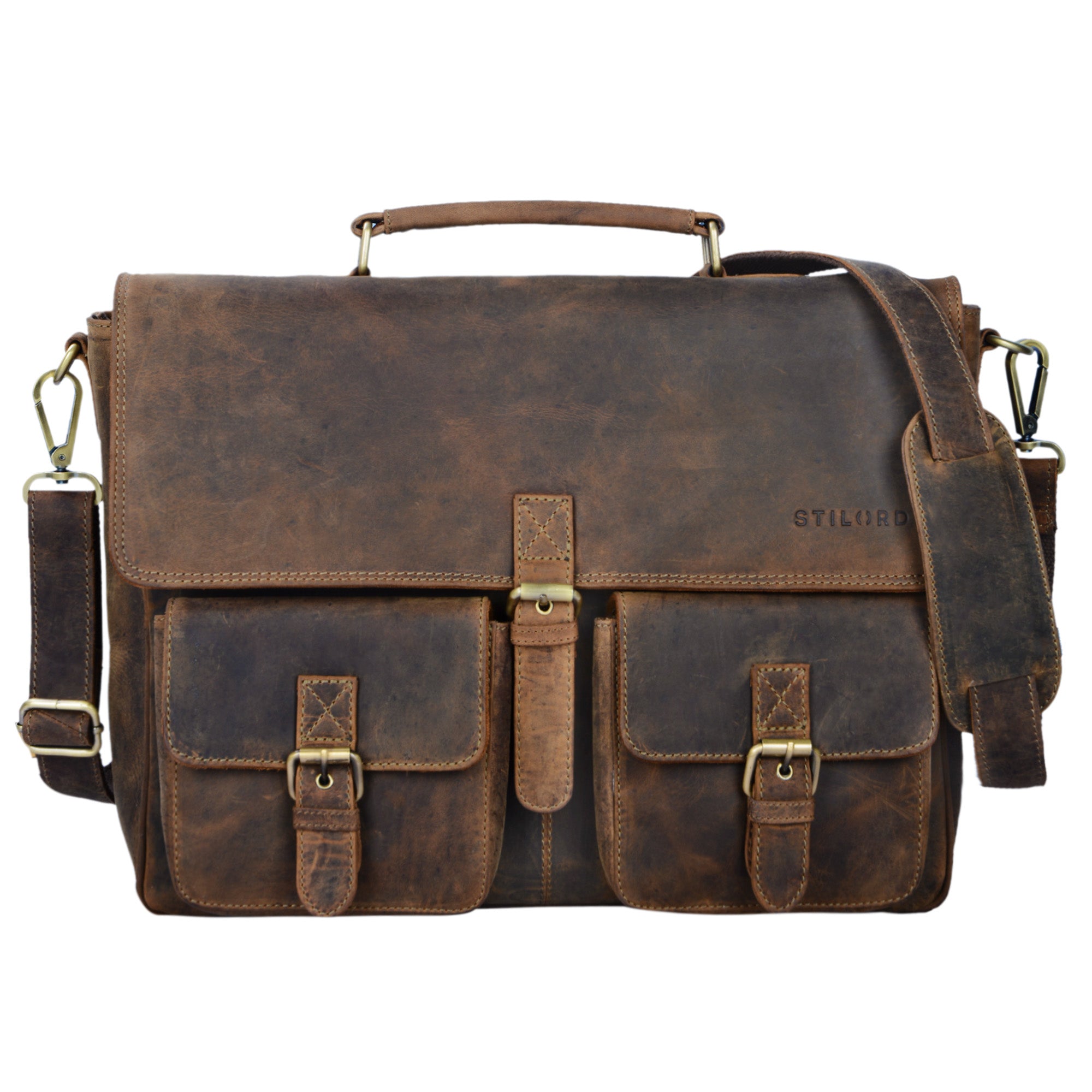 Leder Unitasche Vintage