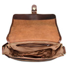 Herren Cross Body Bag Leder braun