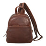 Grosser Unirucksack Echt Leder braun