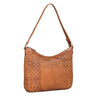 "Katharina" Elegancka Torebka Hobo Damska Skóra Pleciona