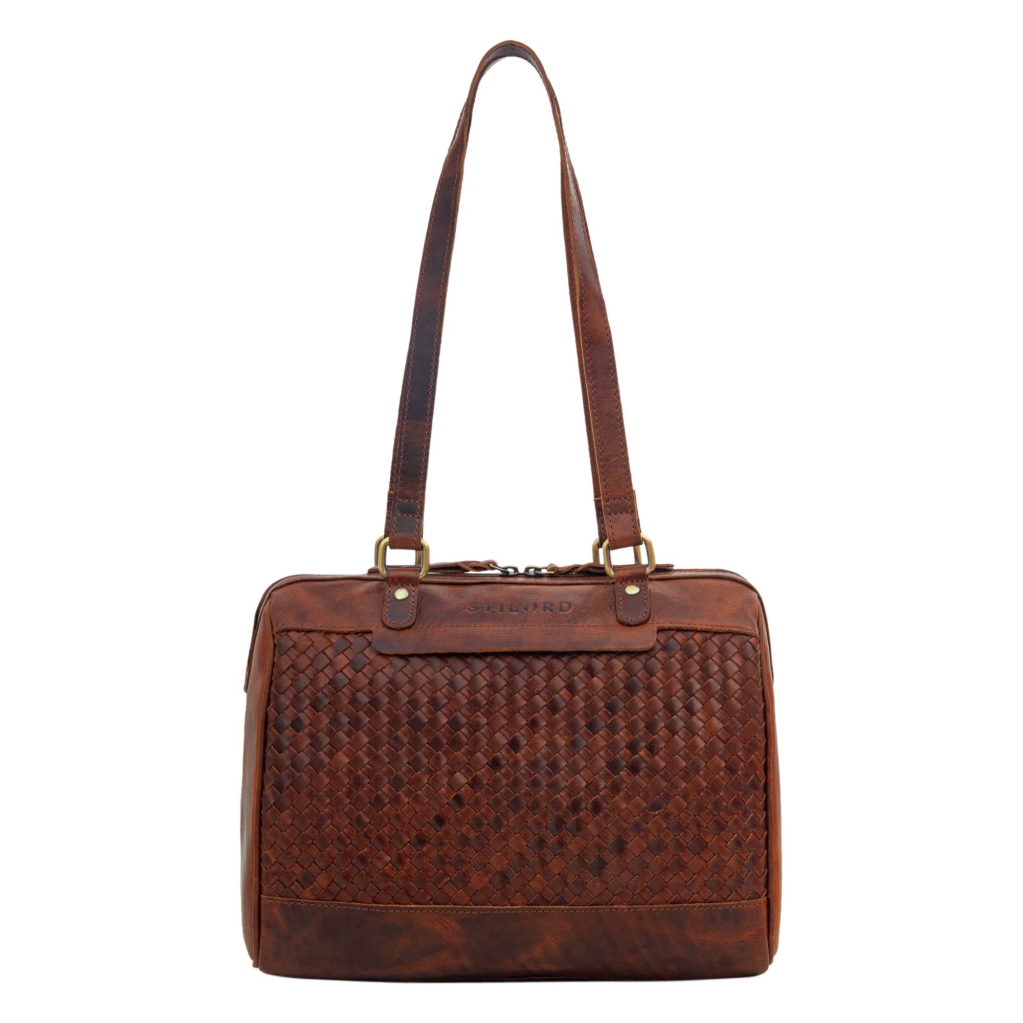 Leder Damen Handtasche braun