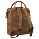 Lederrucksack Damen braun