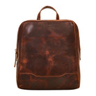 Brauner damen rucksack elegant leder