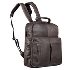 Vintage Leder Daypack Rucksack braun