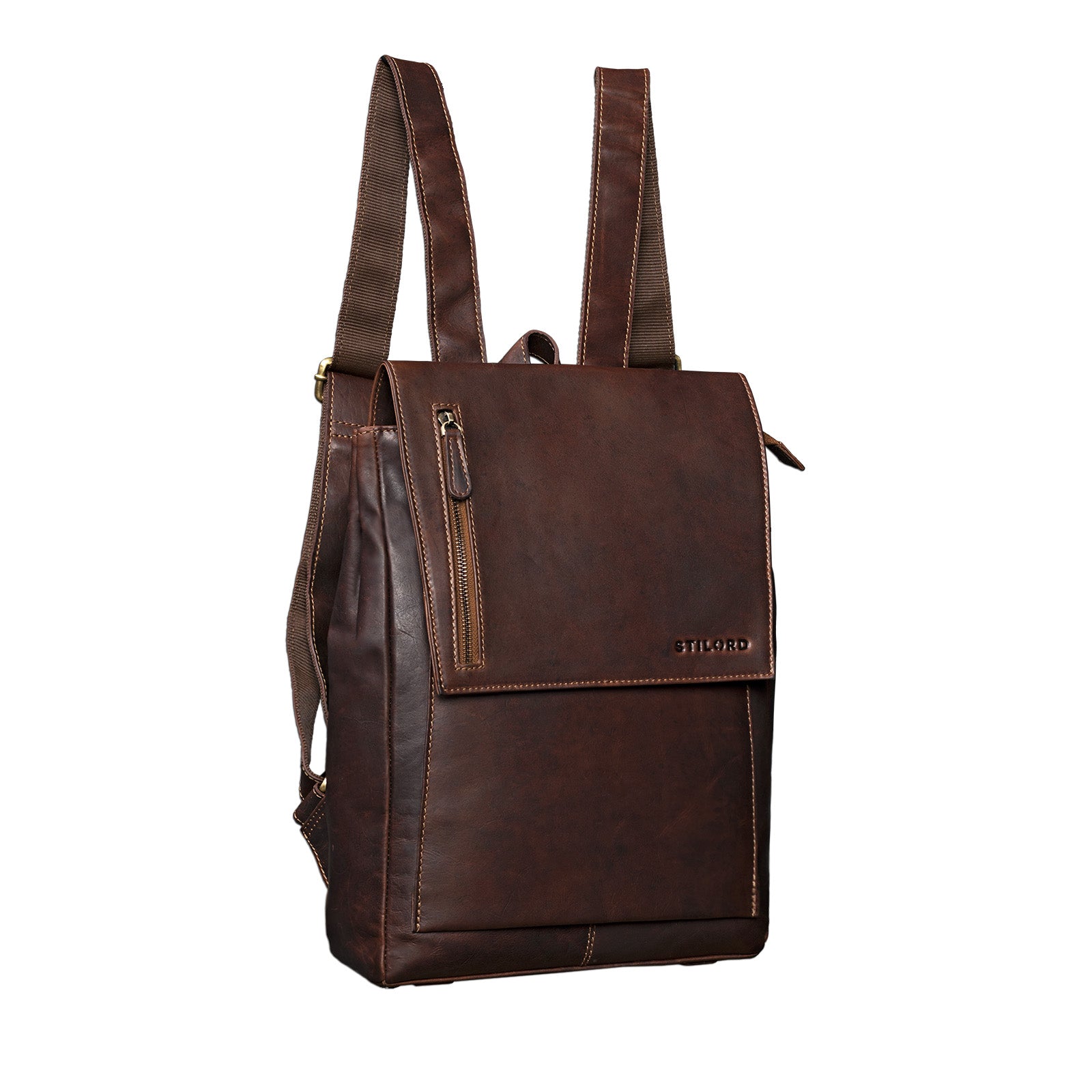 Lederrucksack Herren Vintage