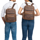 Echtleder Rucksack Vintage