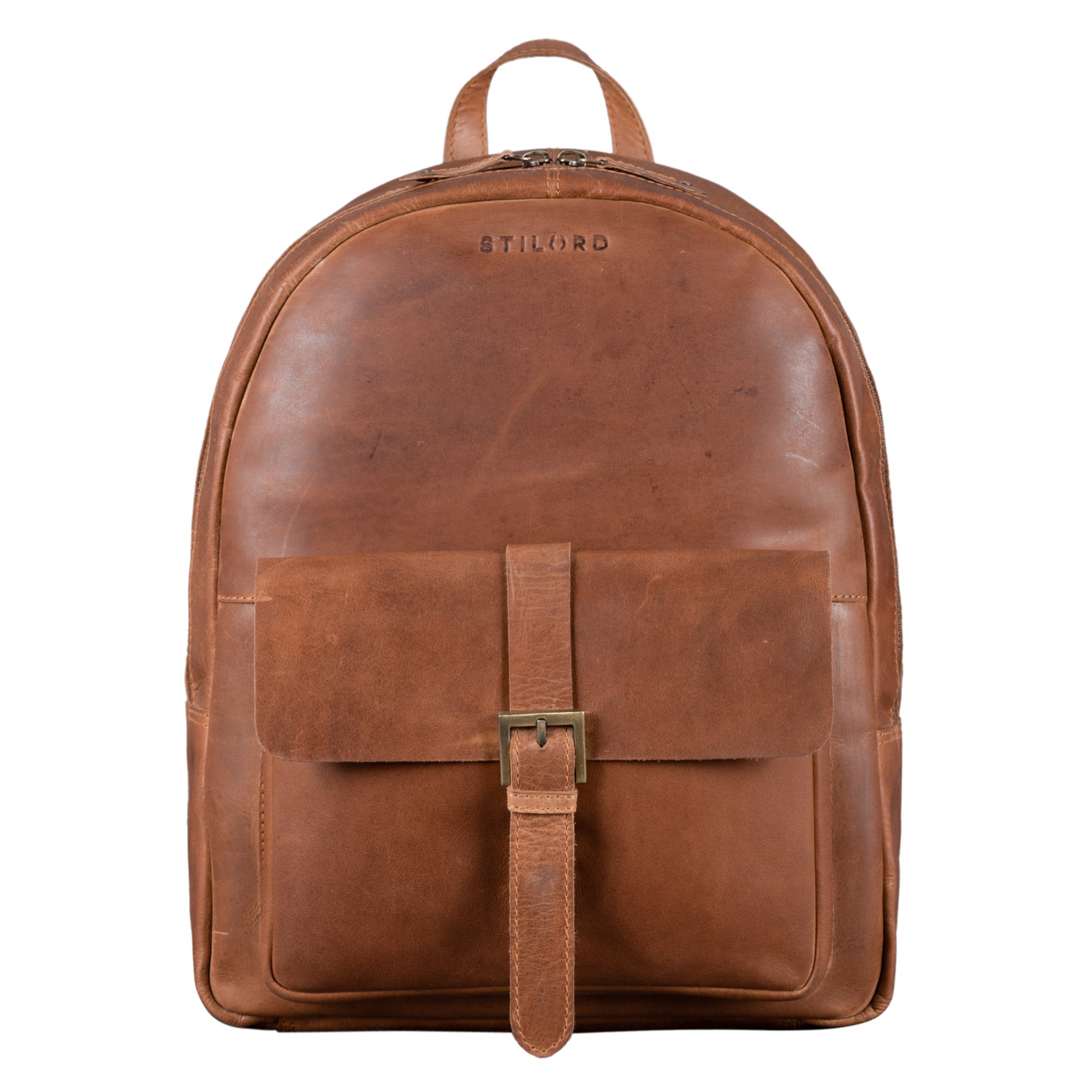 Vintage Rucksack Groß Frontalansicht