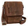 "Finn" Mała Torba Męska Na Ramię Skórzana Vintage Messenger 8.4"