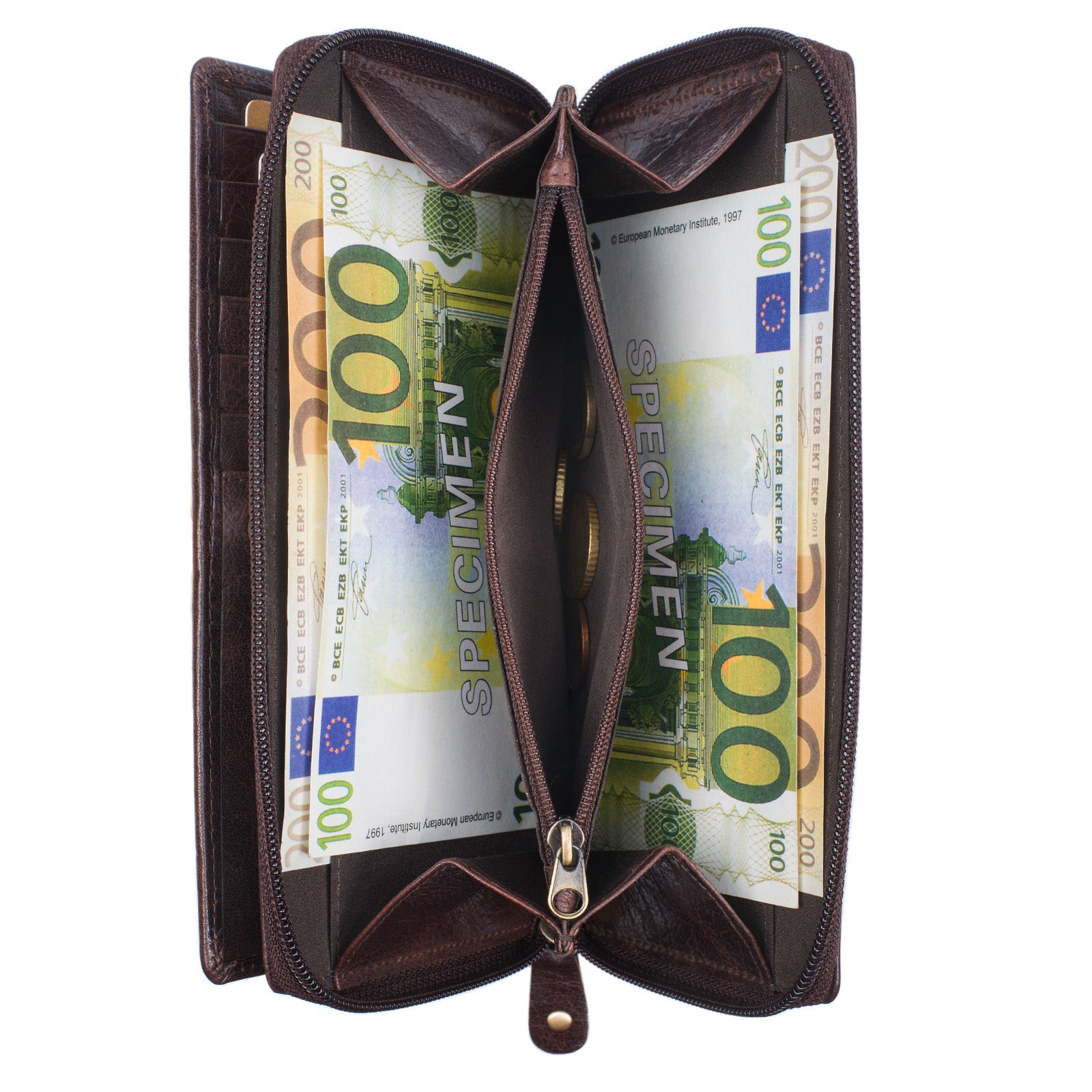 Geldbörse Geldscheine Bargeld Leder