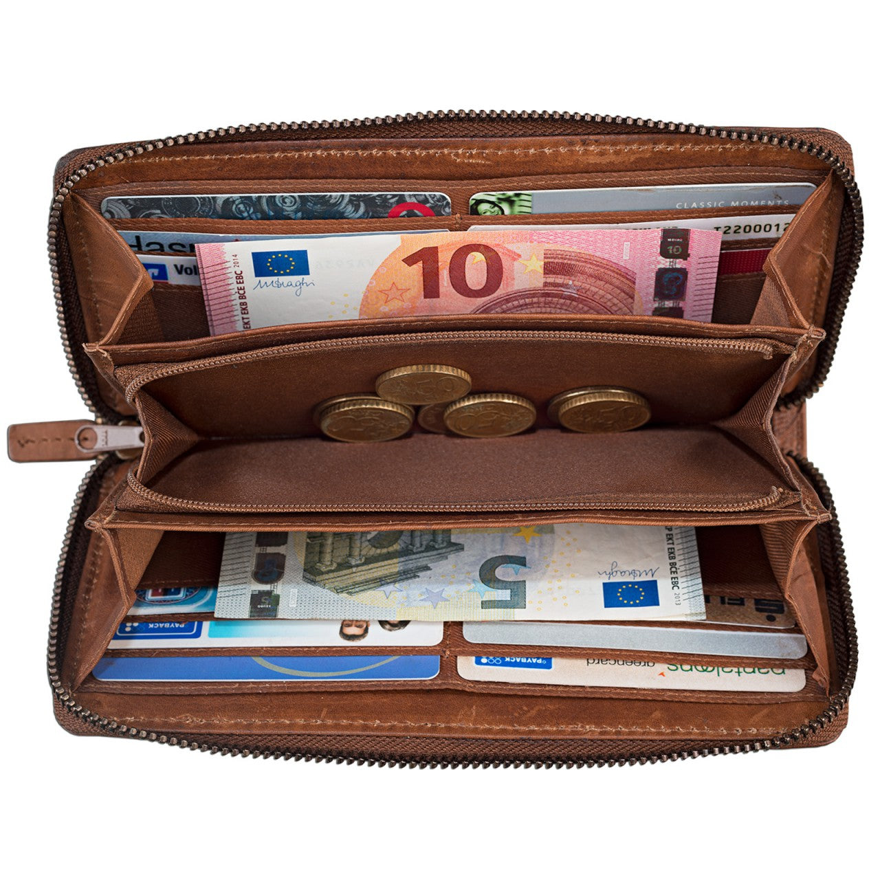 Geldtasche Damen Leder