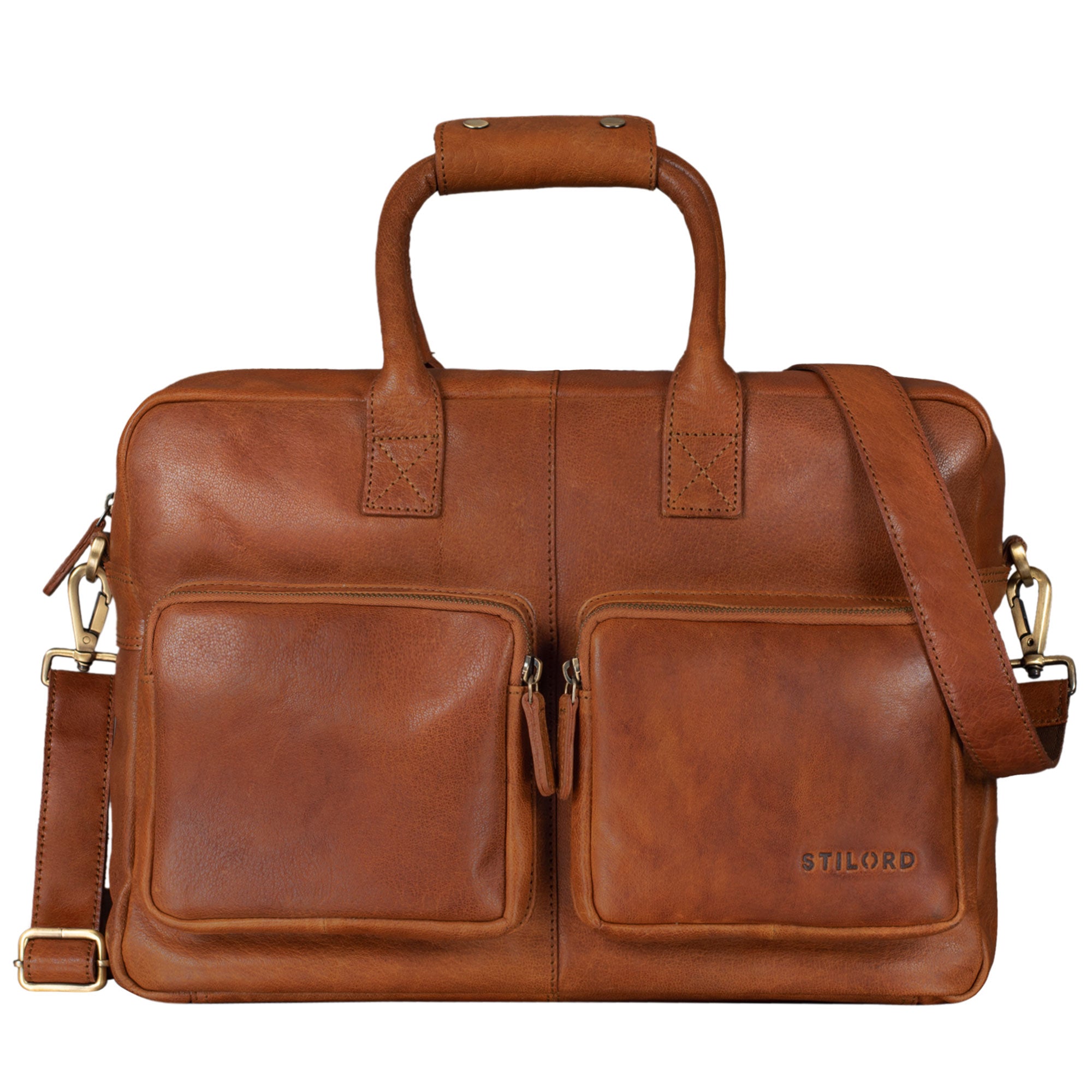Braune Aktentasche elegant modern
