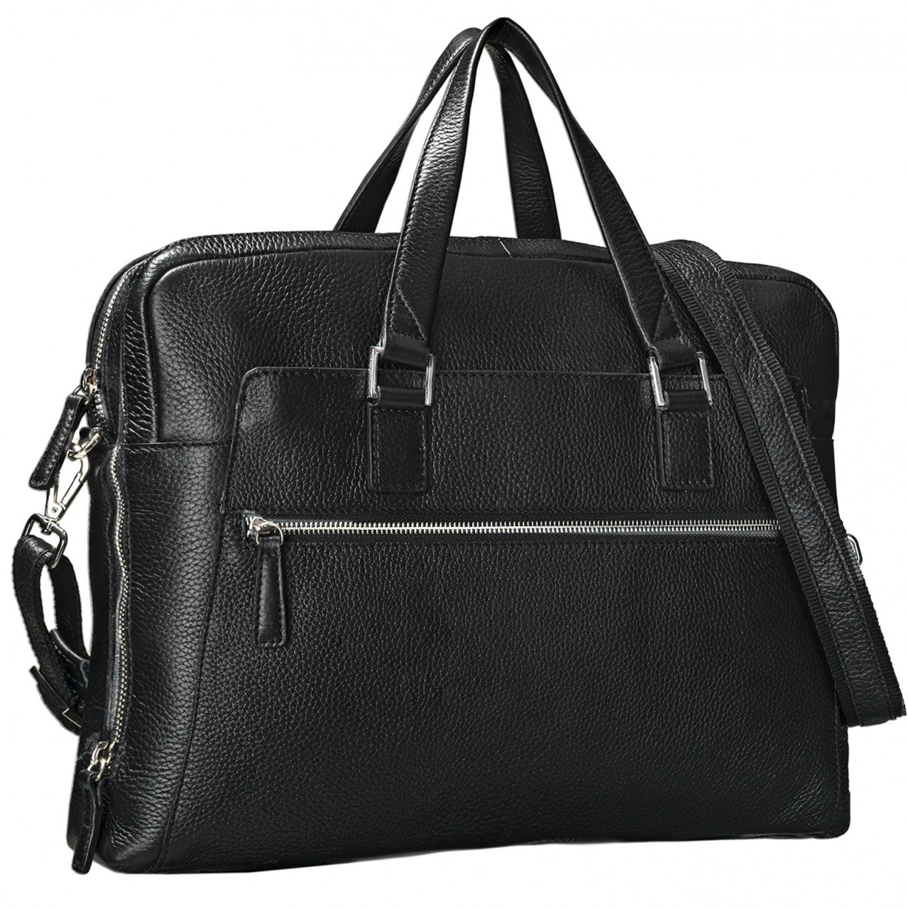 Bürotasche Leder Schwarz Herren Damen