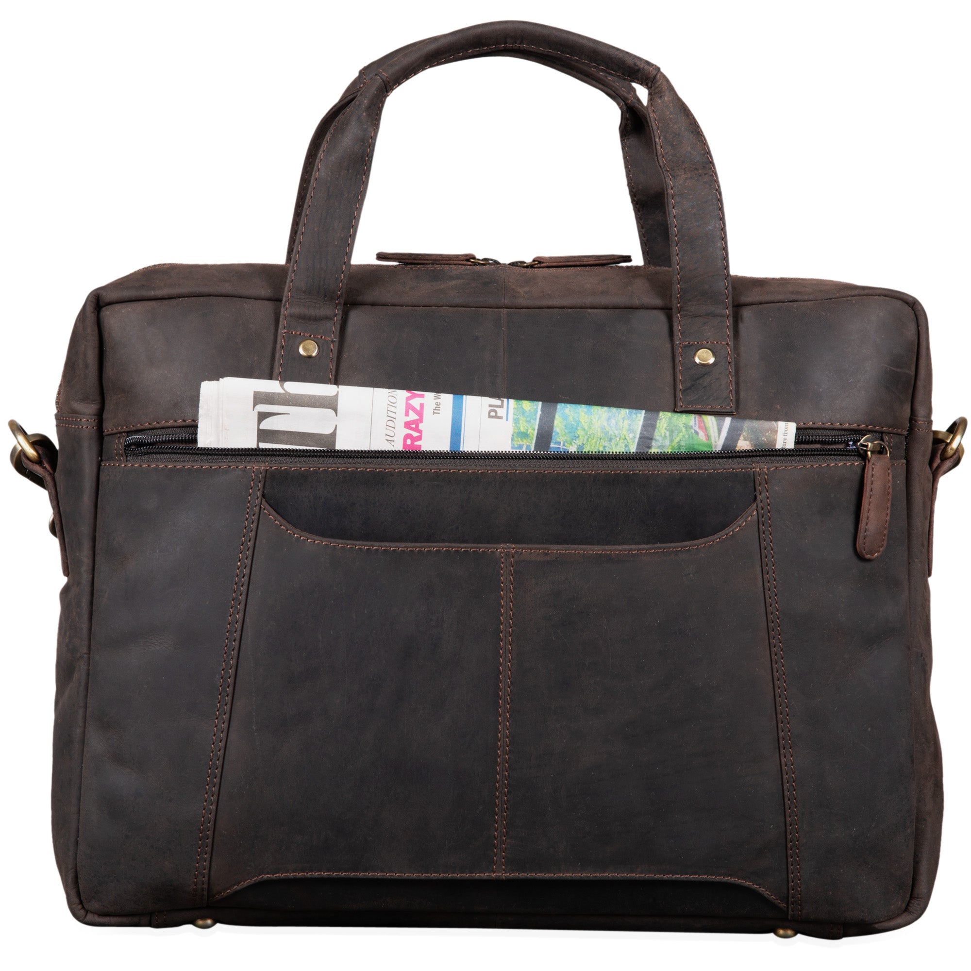 Echtleder Bürotasche Vintage Design