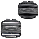 Business rucksack leder herren grau