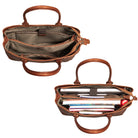 Leder Handtasche Laptoptasche