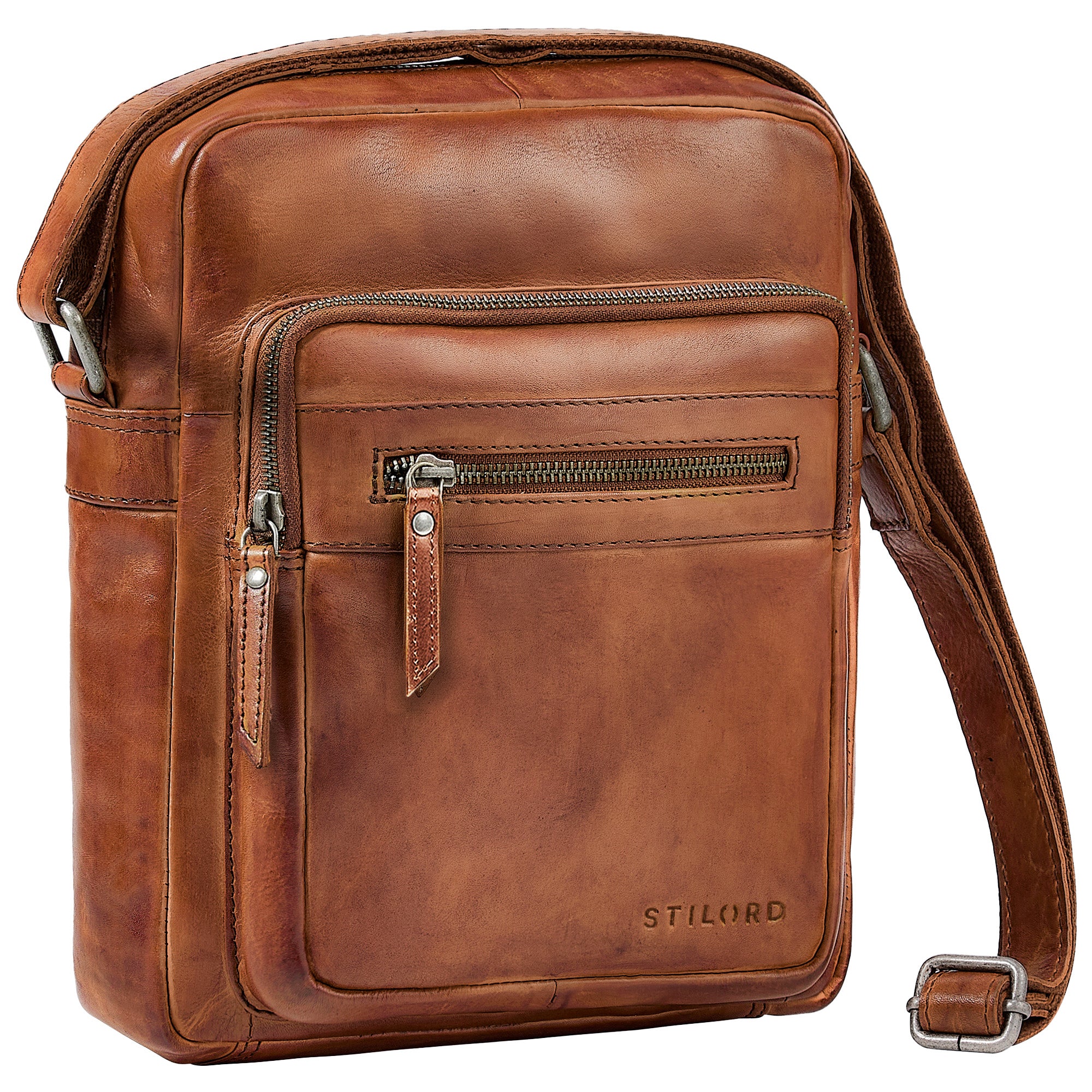 Ledertasche zum Umhängen Herren Echtleder