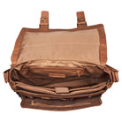 Große Messenger Bag Männer Leder braun