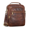 Leder Tasche Herren klein braun